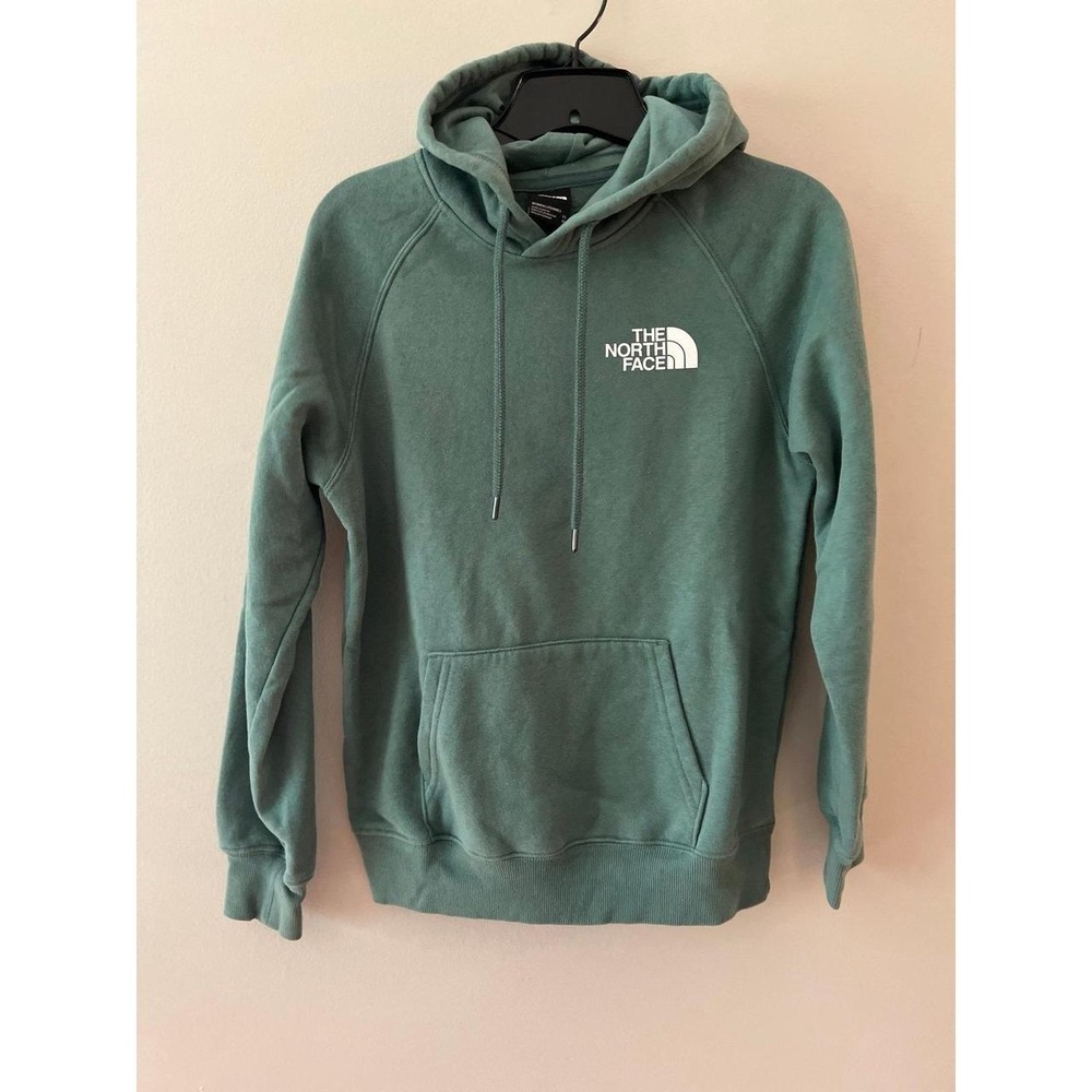 The North Face Women's Box Logo NSE Hoodie Green XS